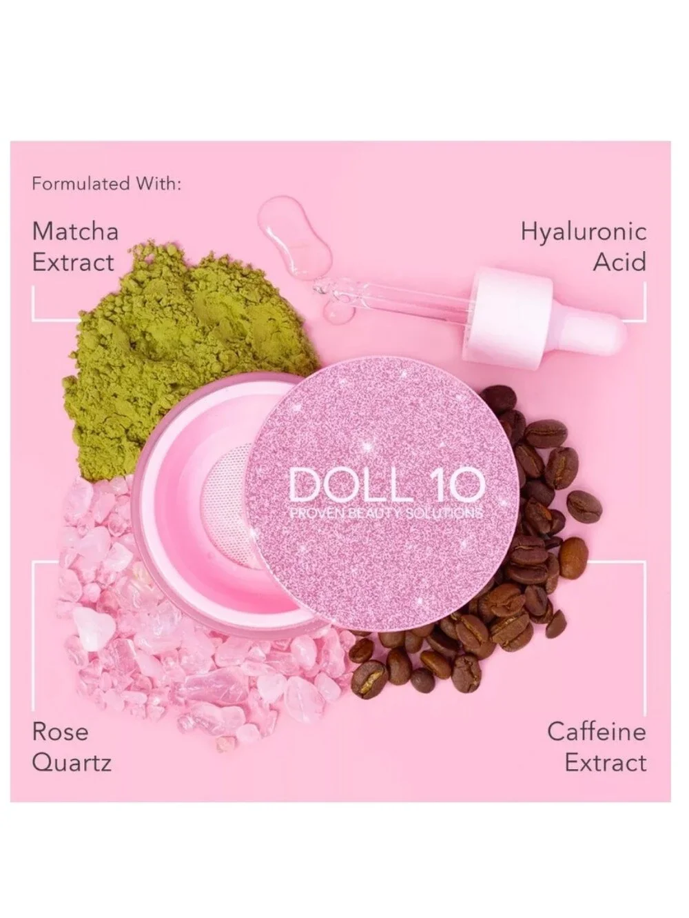 NIB DOLL 10 DOLL SKIN PINK POWER BRIGHTENING POWDER